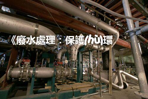 《廢水處理：保護(hù)環(huán)境、造福人民》